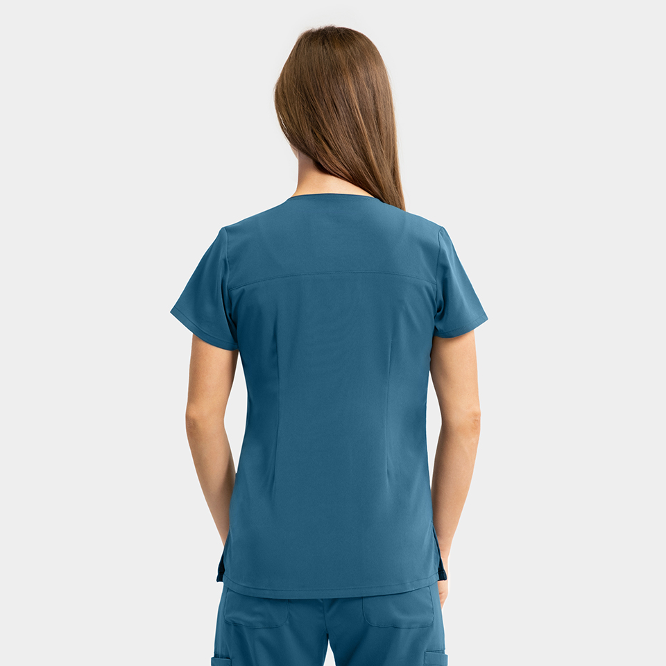 Women's Mock-Wrap Top w/ Zipper Pocket - Image 14