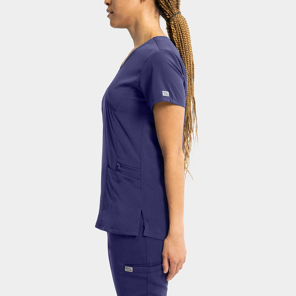 Women's Mock-Wrap Top w/ Zipper Pocket - Image 31