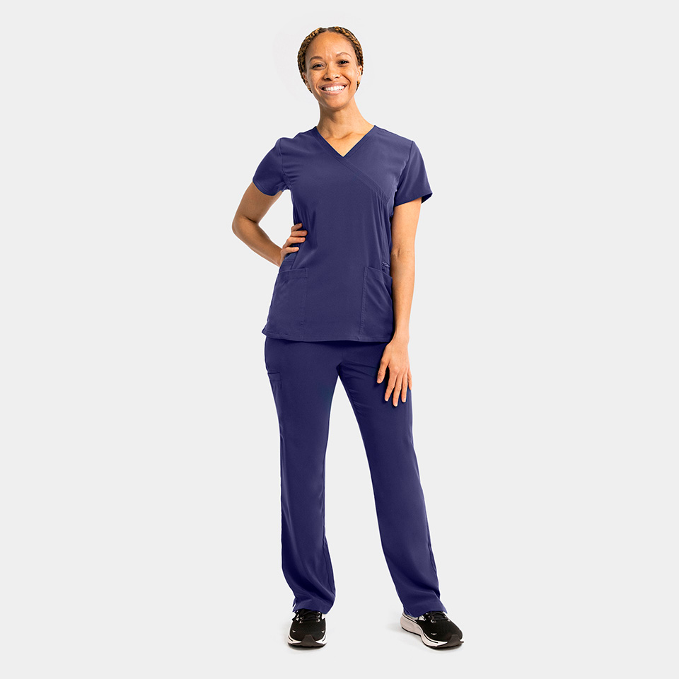 Women's Mock-Wrap Top w/ Zipper Pocket - Image 32