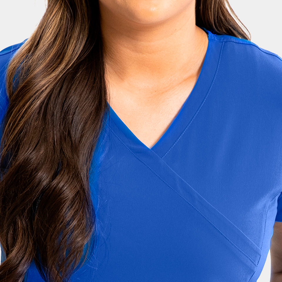 Women's Mock-Wrap Top w/ Zipper Pocket - Image 23