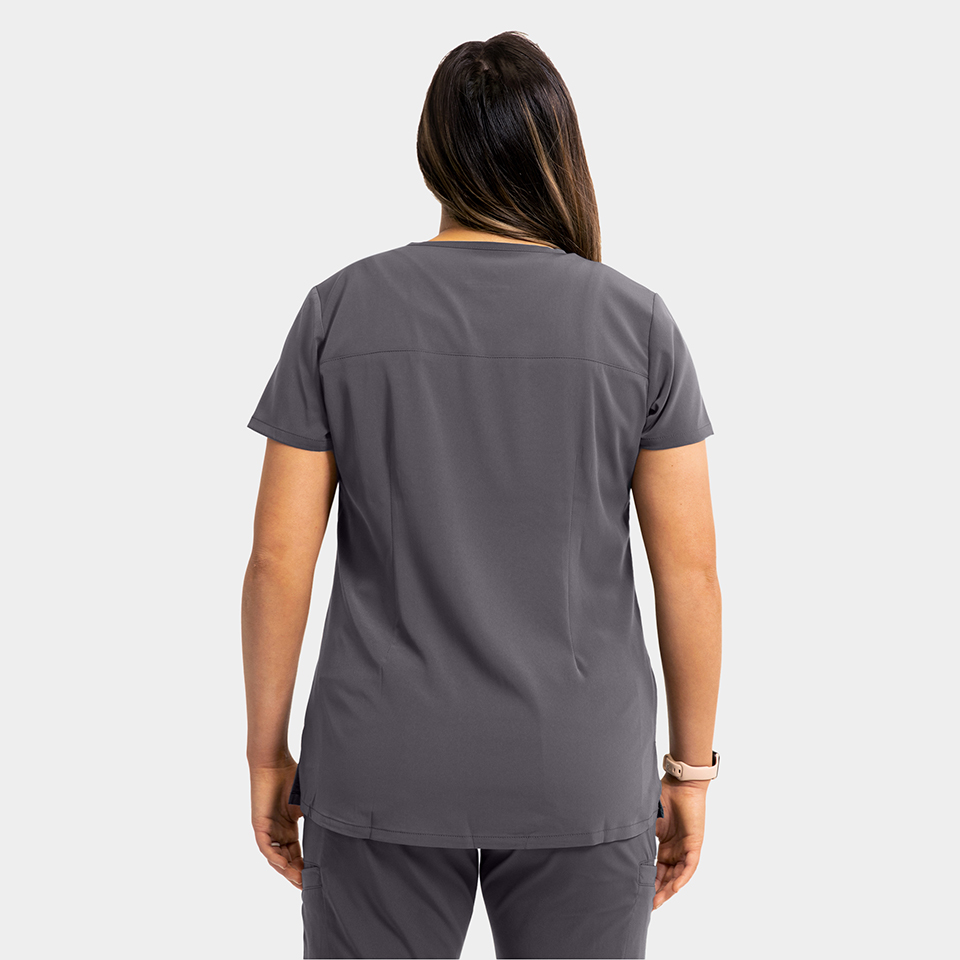 Women's Mock-Wrap Top w/ Zipper Pocket - Image 34