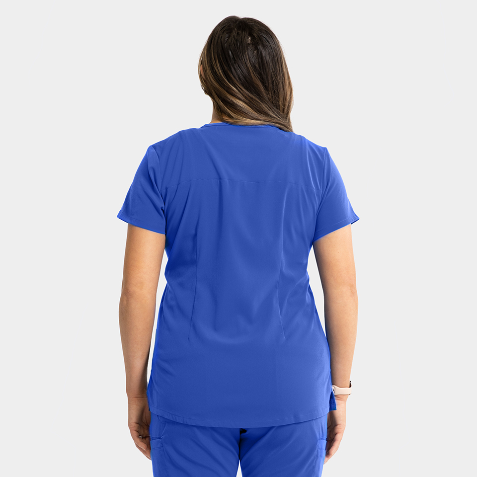 Women's Mock-Wrap Top w/ Zipper Pocket - Image 41