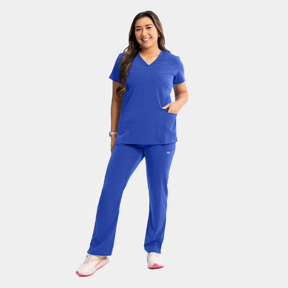 Women's Mock-Wrap Top w/ Zipper Pocket - Image 45