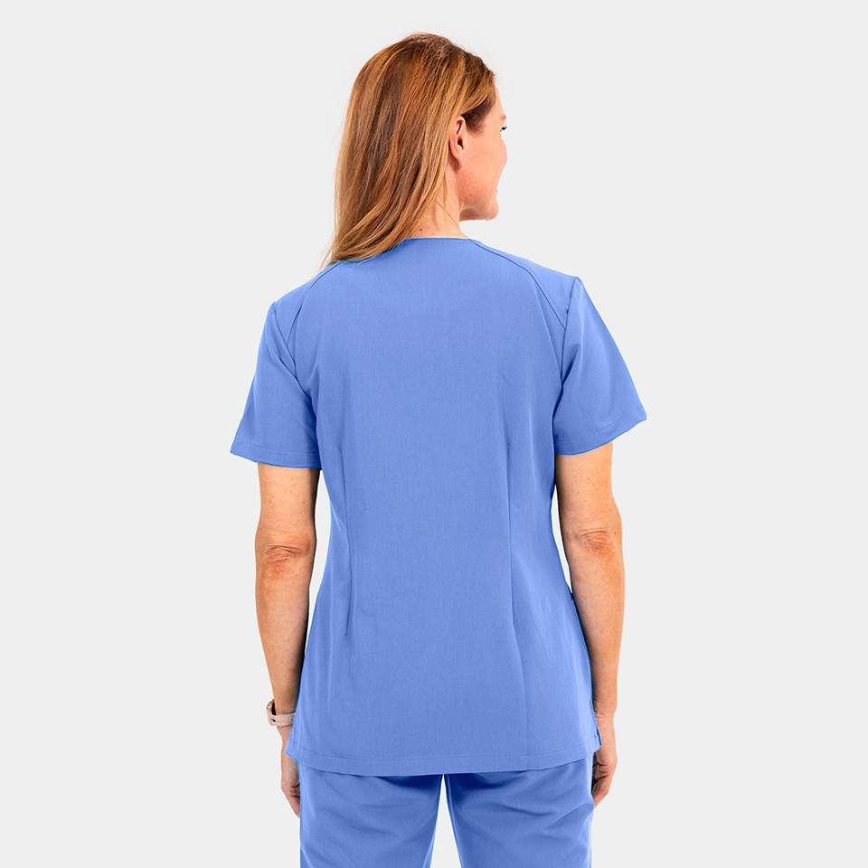 Women's Dressy Asymmertrical Zipper Top - Image 3