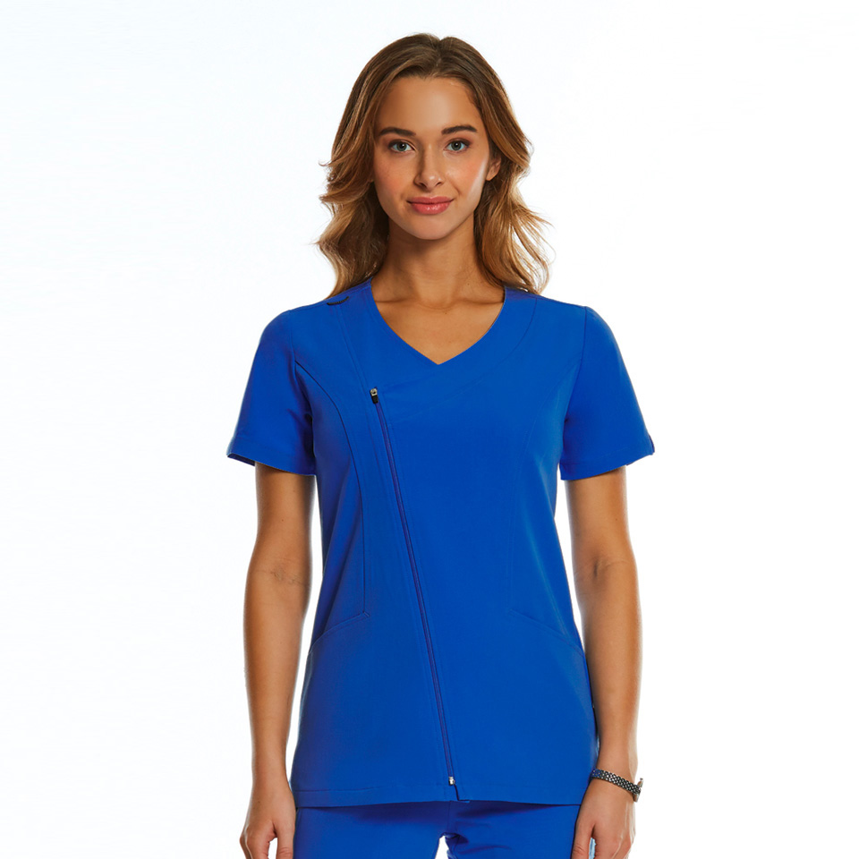 Women's Dressy Asymmertrical Zipper Top - Image 14