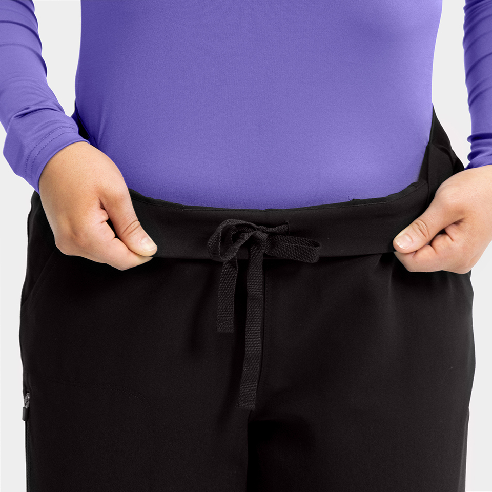 Women's Half Knit Waistband Tapered-Leg Pant - Image 4